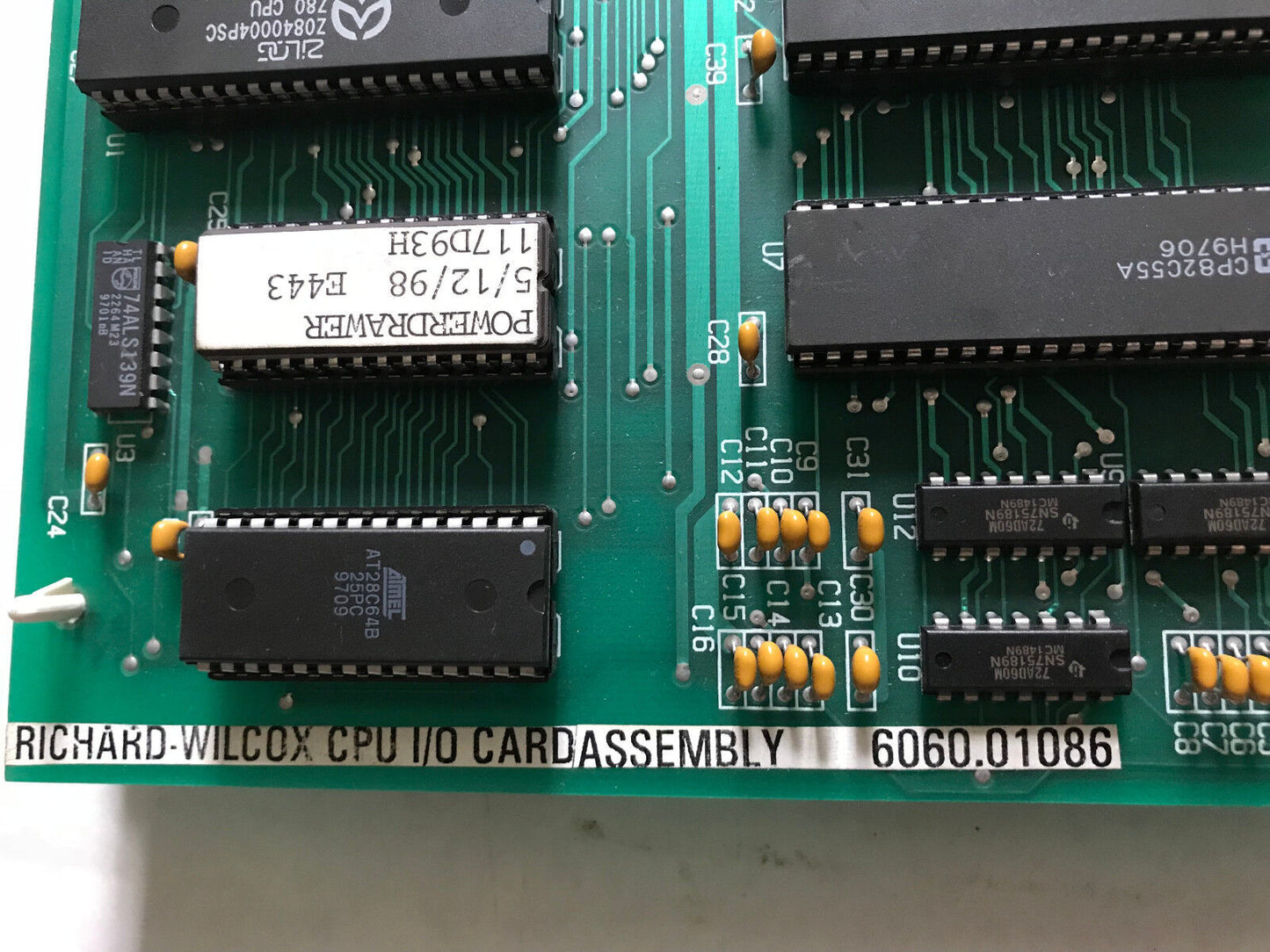 Richards-Wilcox 6060.01086 Cpu I/O Card Assembly #6060.01086,27-052-98B,Ah