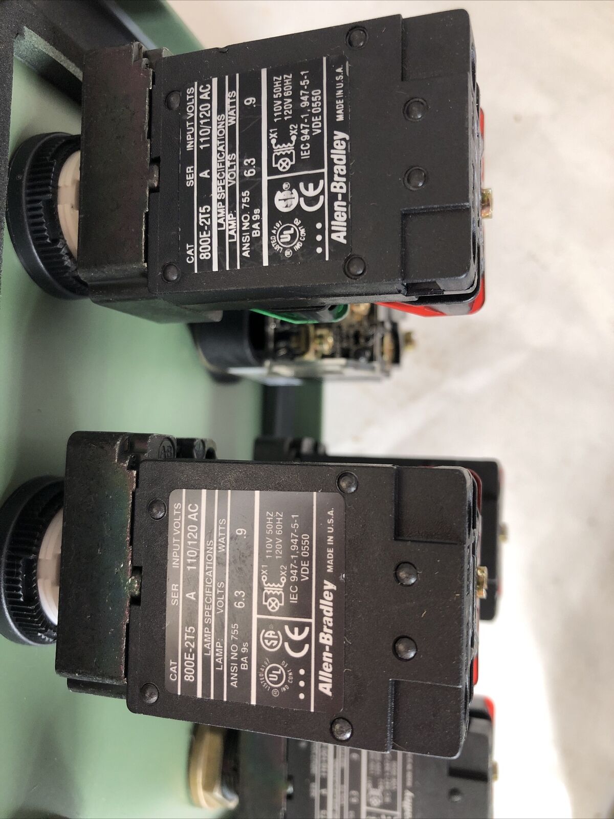 New Hoffman/Allen Bradley 800E-2T5/800T-Fxp16 E-Stop,3D3697-8814 Enclosure,Df