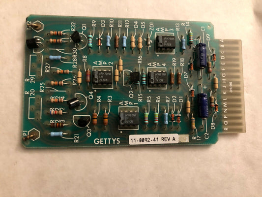Gettys 11-0092-41 Rev. A Control Board,En