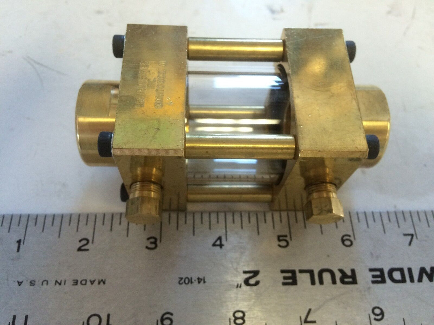 New 1/2" Npt  Lube Ldi Industries F301-04-01 Flow Sight ,Ed