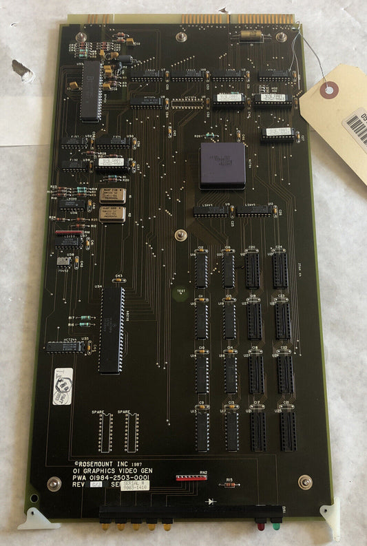 New Rosemount Oí Graphics Video Gen,Pwa 01984-2503-0001 Rev G/J,Circuit Board,Cx