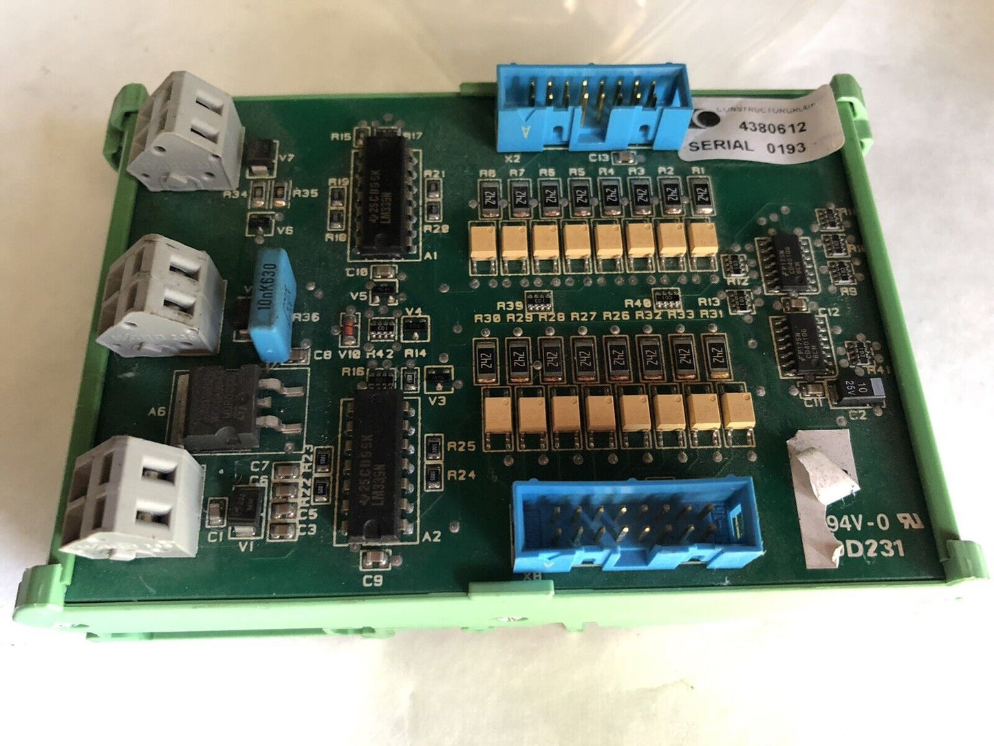 Constructor Dd231,4380612, Plc I/O Controller Miriachi Oy S657hma025 94V-0,Tk