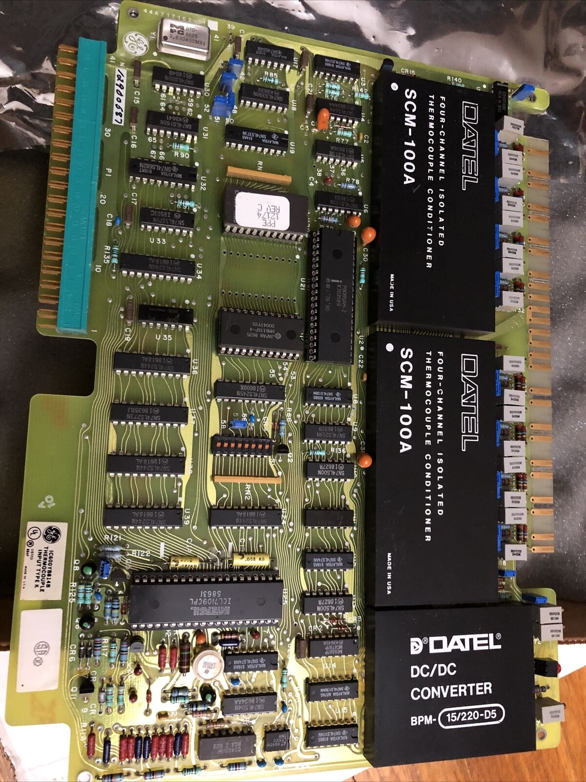 General Electric Ic600yb814b,Ge 44A717162-012,Ge 44A717162-01 Input Module,Cy