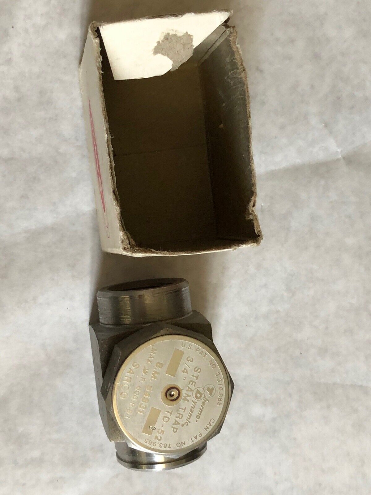New 3/4 Npt Spirax Sarco Td52 Steam Trap 3/4 Td52 Thermo-Dynamic B.M.54531,En,Bh