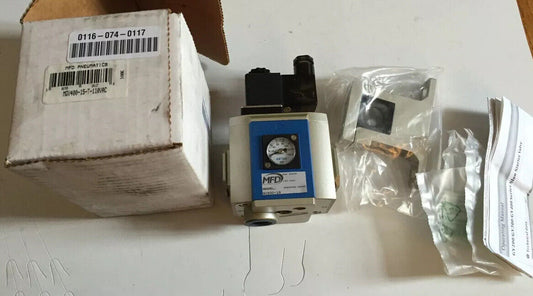 New Mfd Gv400-15, Mgv400-15-T-110Vac Soft Start Valve,1/2"Npt, 110V,Ee