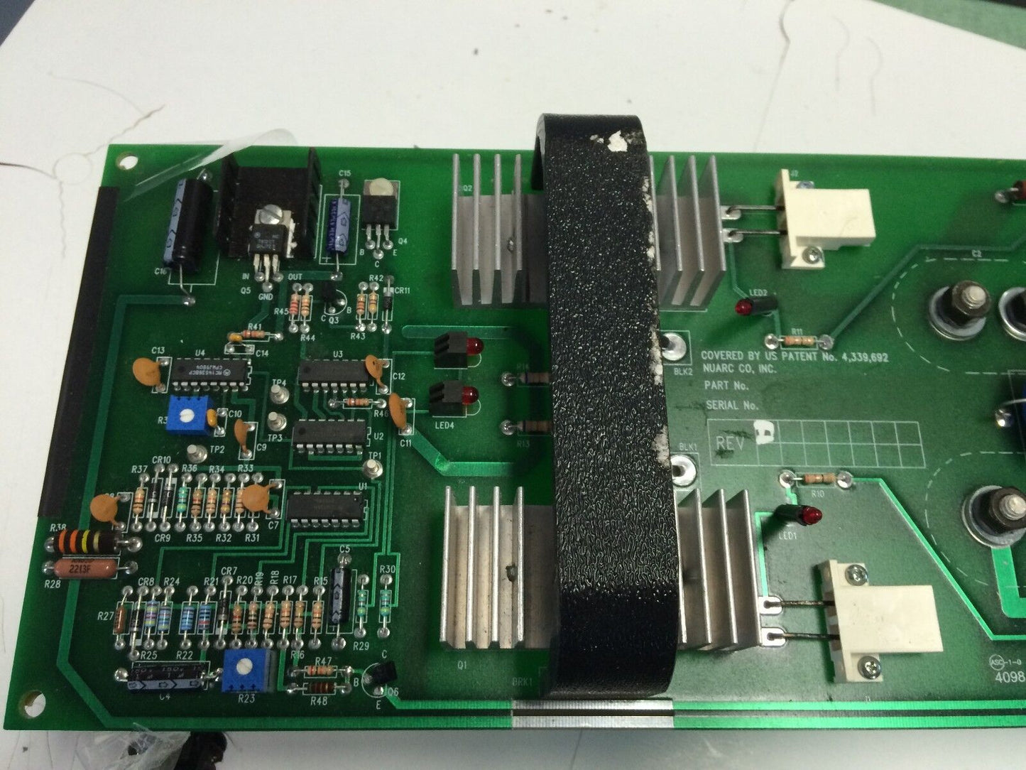 Nuarc Co 6Kw 220V Nuarc Kt4 Power Supply Pcb Board 4,339,692,Bv