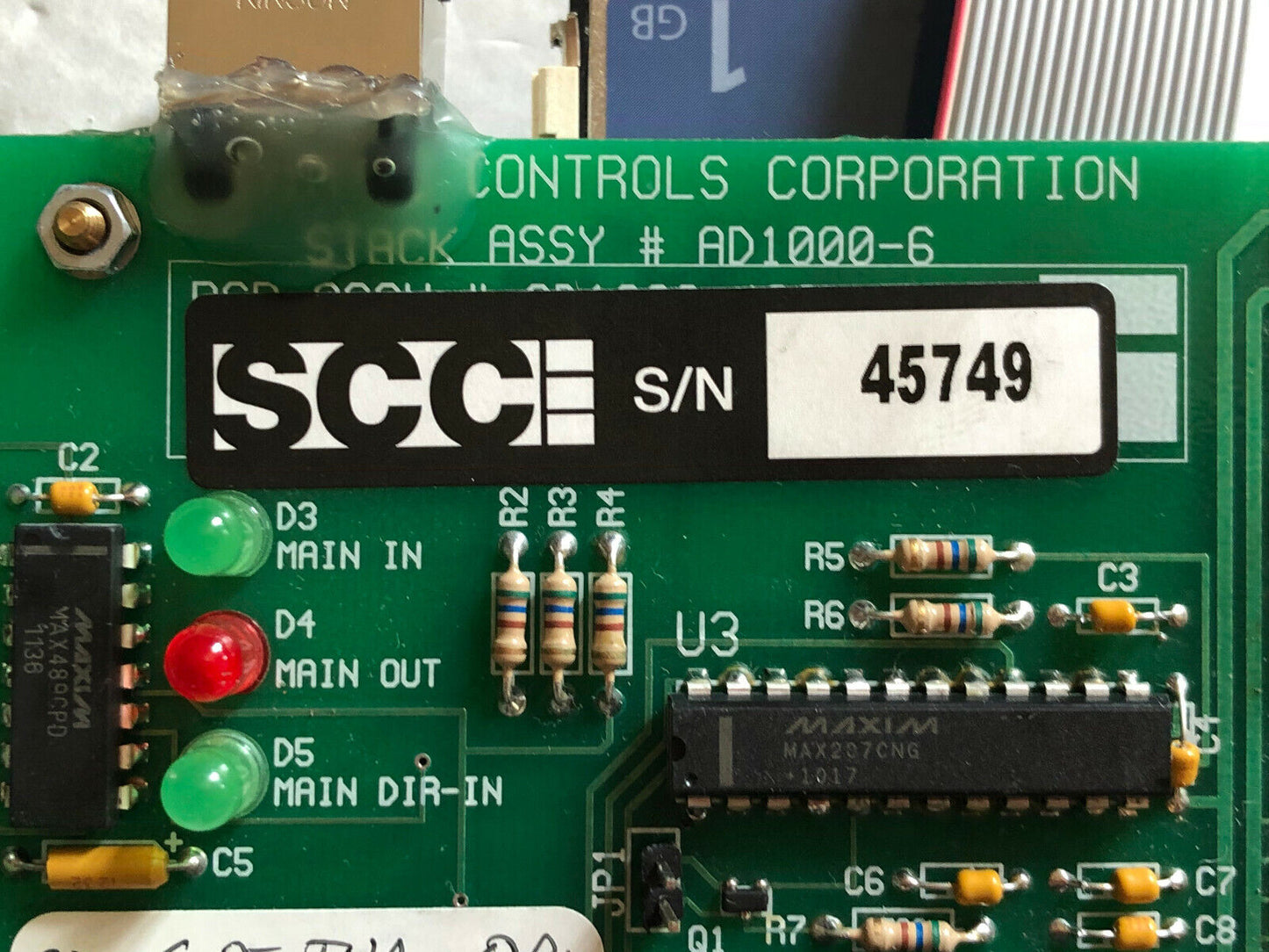 Scc Ad1000-6 970 Gmpt-Tna-Qpi Controller Card Scc Controls Corporation,Eu