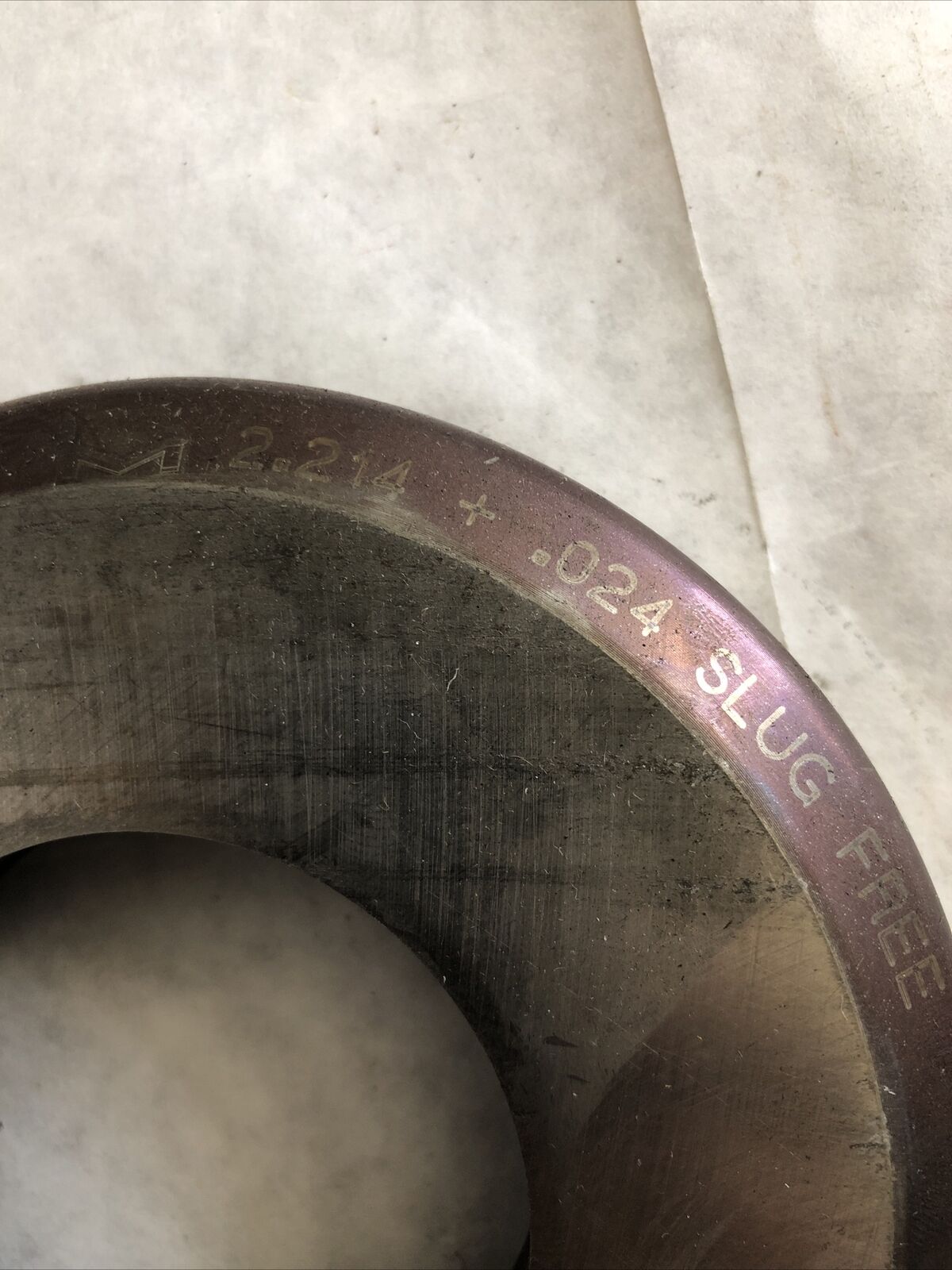 Mate Round Turret Pucnh Die Slug Free 2.214 + .024,Bw