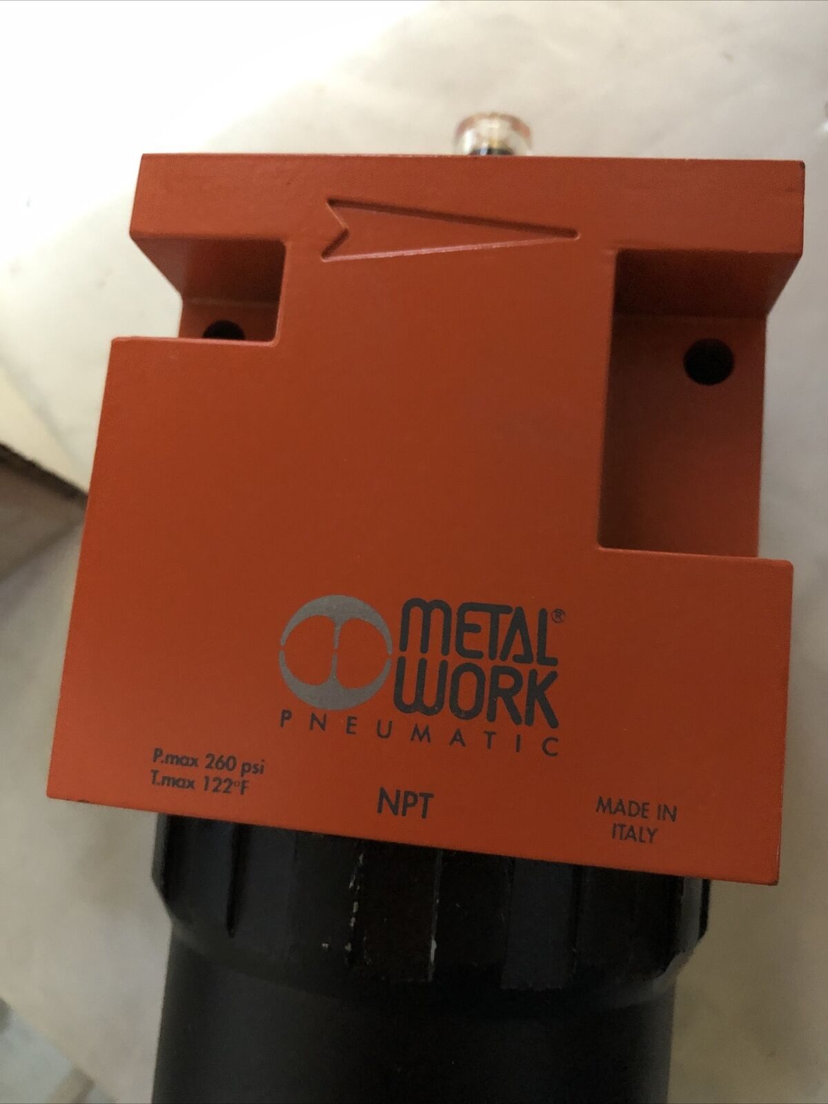 New Metal Work 1523001U Pneumatic Lubricators,1” Npt, 260 Psi Max 122F,Italy,Dg