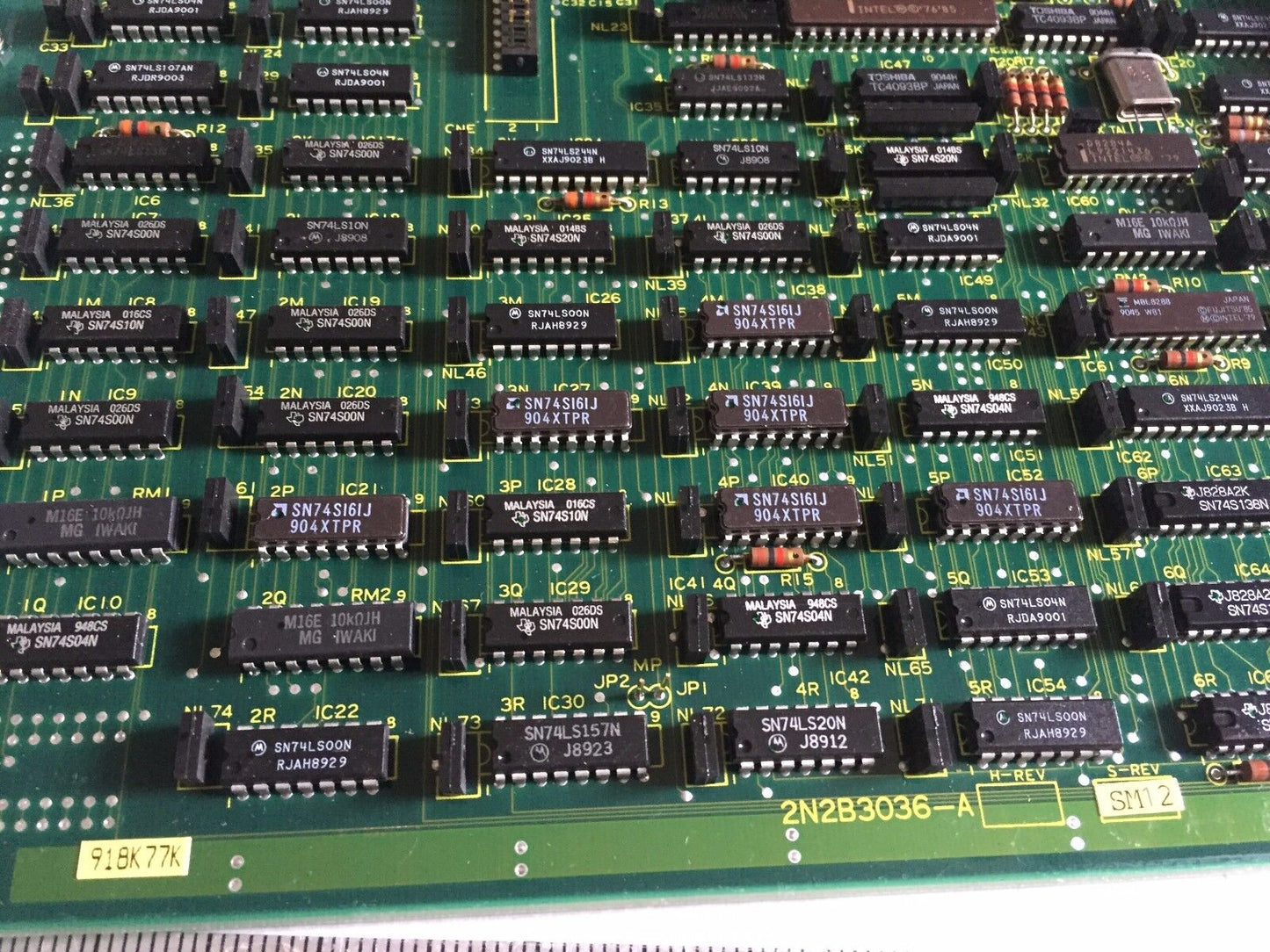Toshiba Sr9cpu2-G1,Cpu2 G001,Toshiba Sr9sqc2-G,2N2b3036-A,2Z2b0015-1,Db