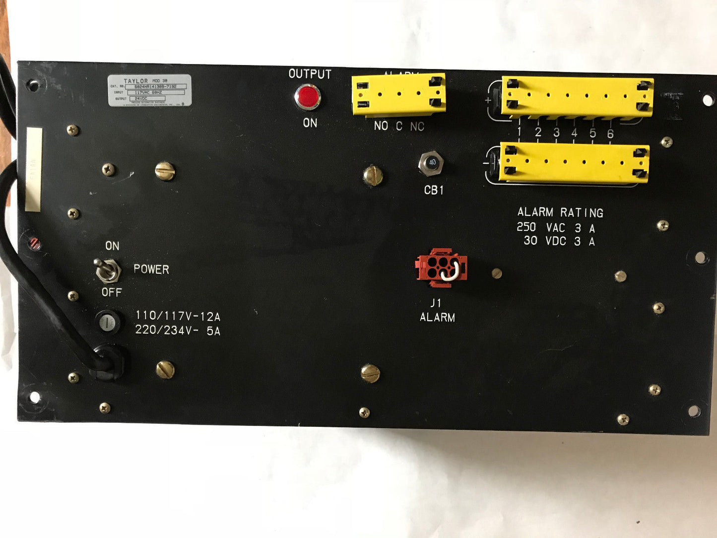 Taylor 6024Nr14130b-7192,Ps-75559,Abb Eia-413,126S425-2 Power Supply,Ad
