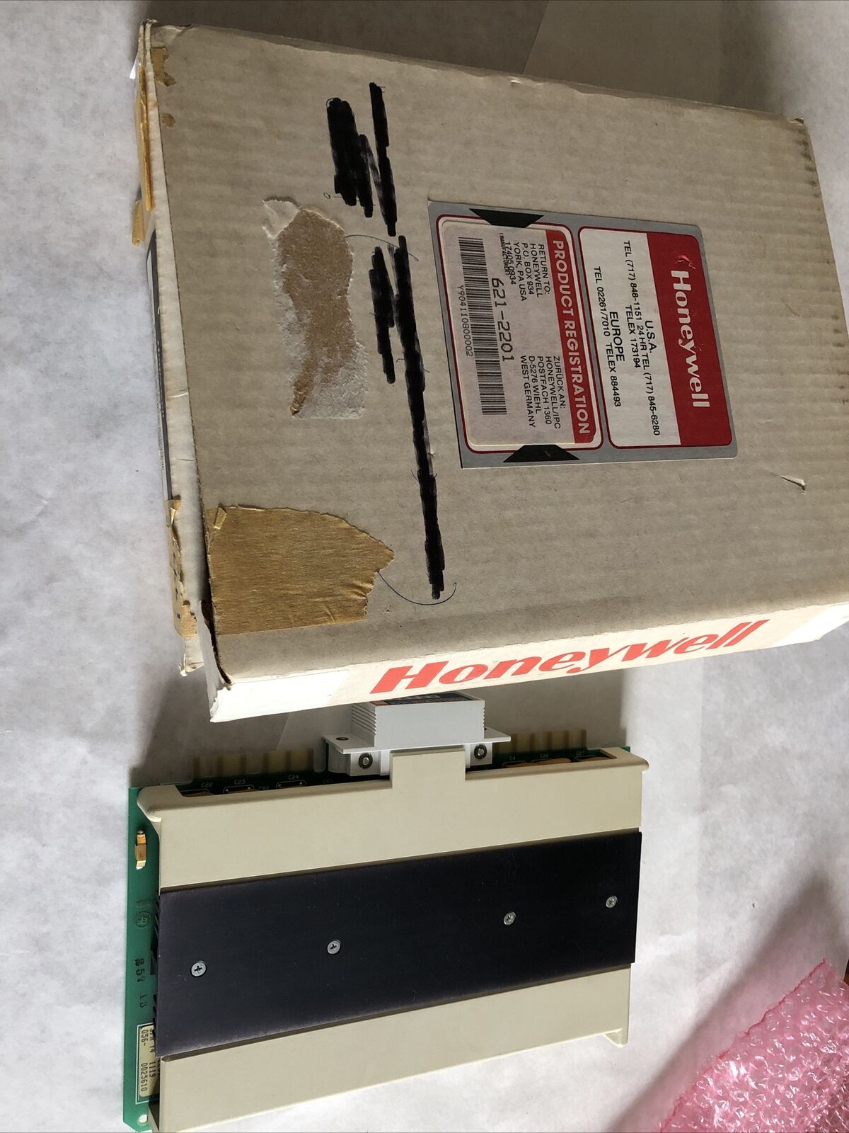 Honeywell 621-2201,056 - 0025610,621 Output Module Isolated 230Vac 6Pt,Dg,Er