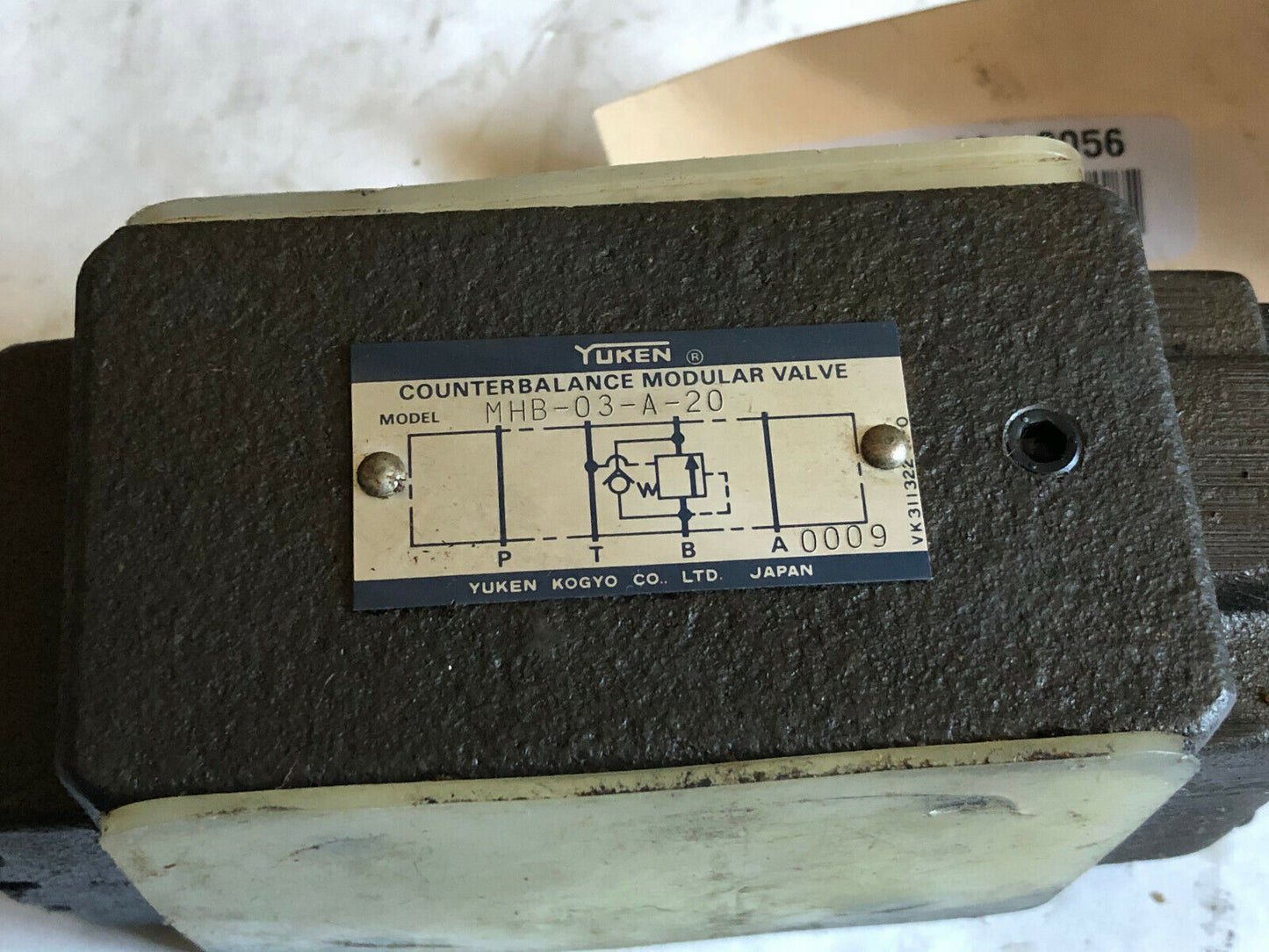 New Yuken Mhb-03-A-20,Vk-311322 1-0 Counterbalance Modular Valve,Mhb-03A20,Tn