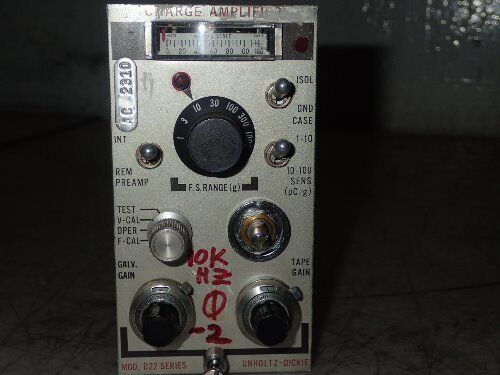 Unholtz Dickie D22pmg0-2,D22pmg-2,D22 Pmgo-2 Charge Amplifier,Be