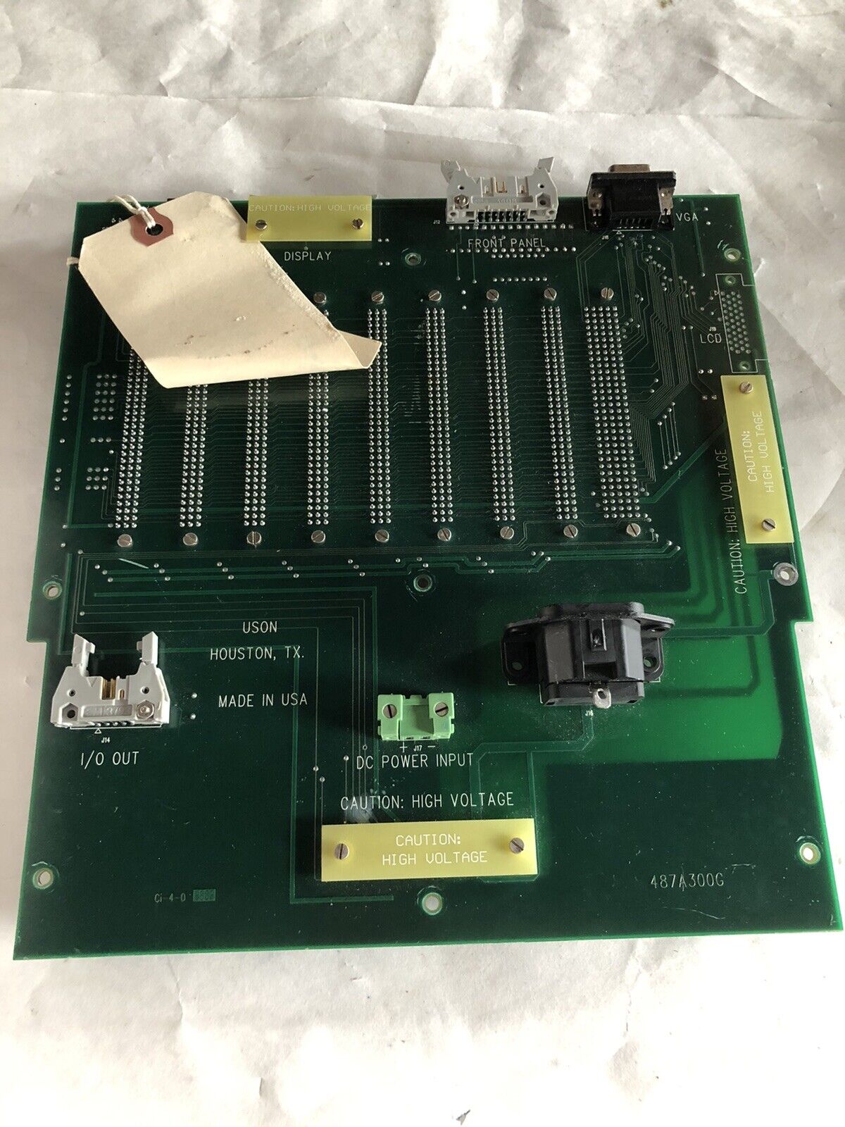 Uson 487A300g Corp Backplane For 4600 Leak Tester 486&386 Processor,Sg