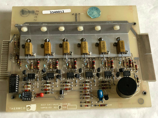 Thermco 108958-001 Pc Driver Board For Assy. Gas Valve Driver Bd,Eg,Cv