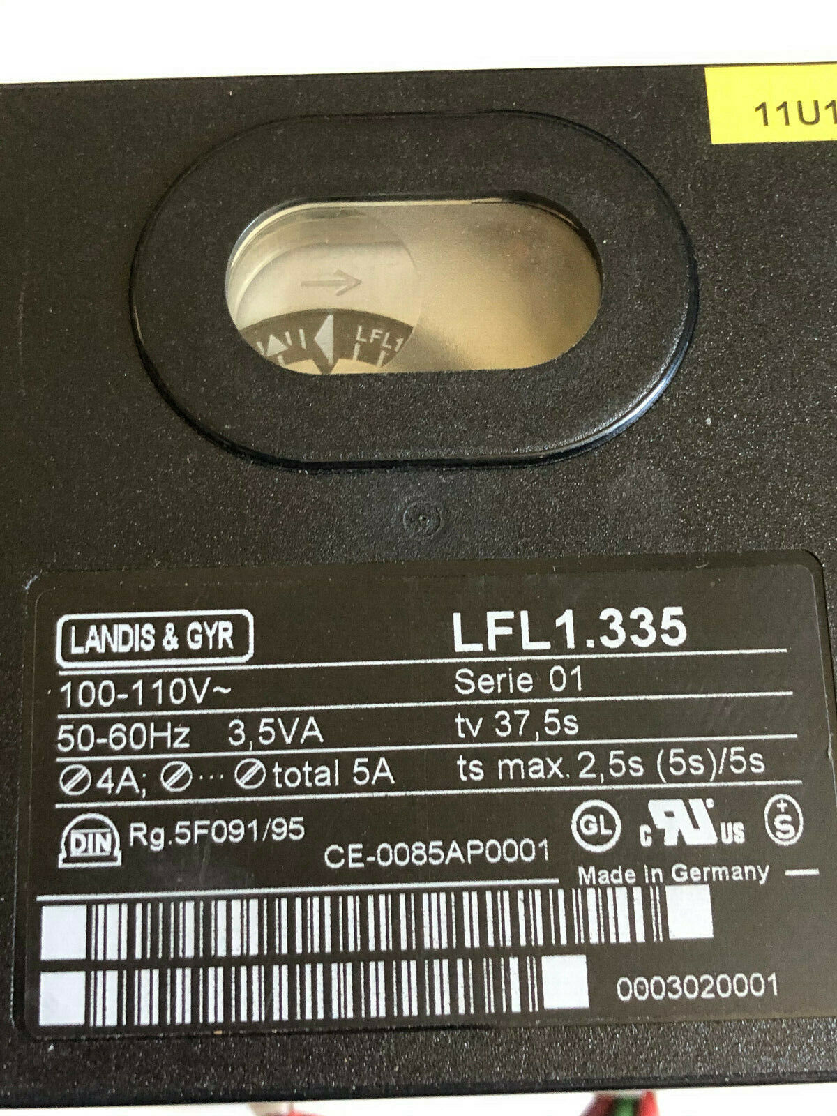 (For Parts Only) Landis & Gyr Lfl1.335 Gas Burner Controller,Lfl1335,Lfl 1335,Dk