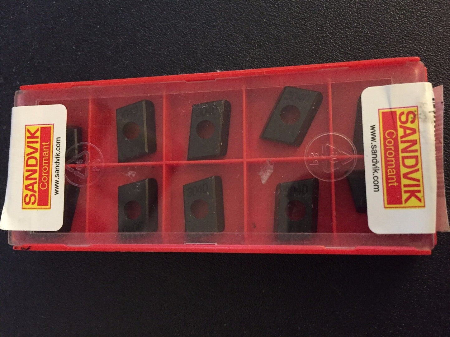 New Lot Of 50 Sandvik Coromant Cde 322 L02 Ceramic Insert 3040,Bv