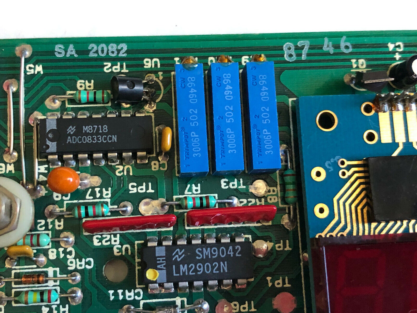 Lamarche Sa 2082, Uticor Sa 2082 Pc1135 Rev A Circuit Board,Fj