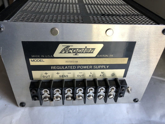 New Acopian Rd5h16a Regulated Dc Power Supply,5 Vdc,28 Amp,Tn