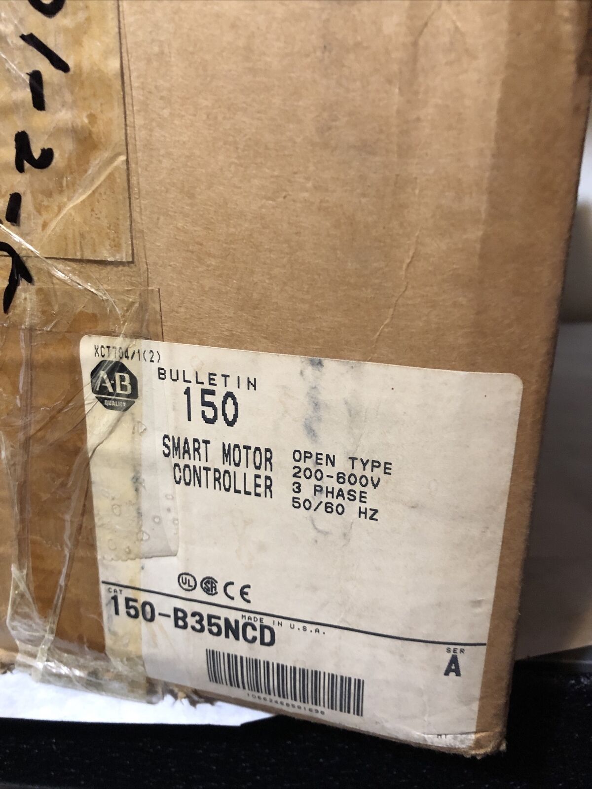 New Allen Bradley 150-B35ncd Smc Dialog Plus,575V Ac,35A,120-240V Ac Control,Bp
