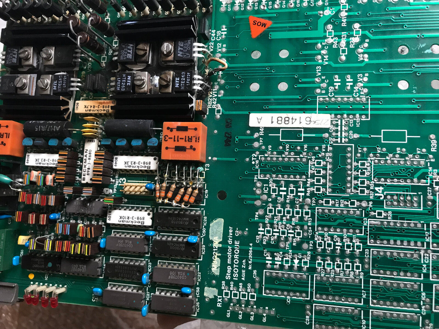 Agie 622064.4 Step Motor Driver Mjg2129a Board Isotorque Edm 614881 Mjg2129b,Si