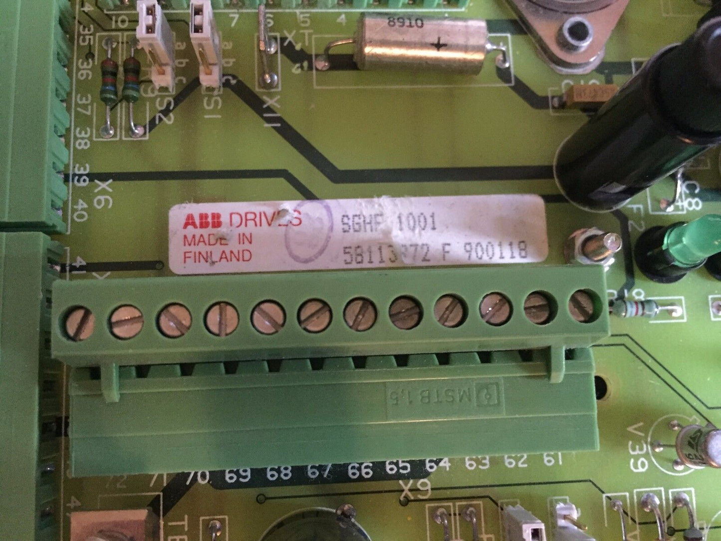 Abb Sghf1001,58113972 F 900118 Asea Brown Boveri Assembly,Components,Ec