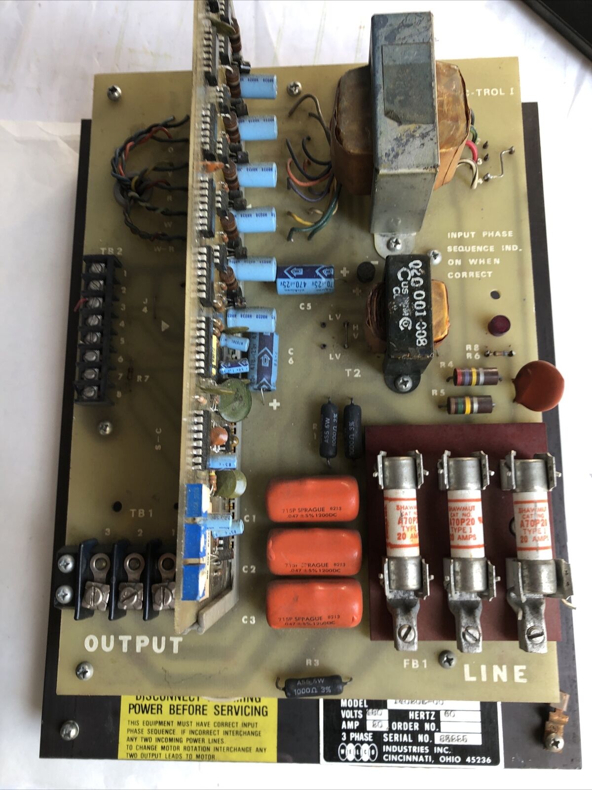 Welcotrol 14020E-00  Welco Analog Controller W/ 502-045-001 480V,Fc