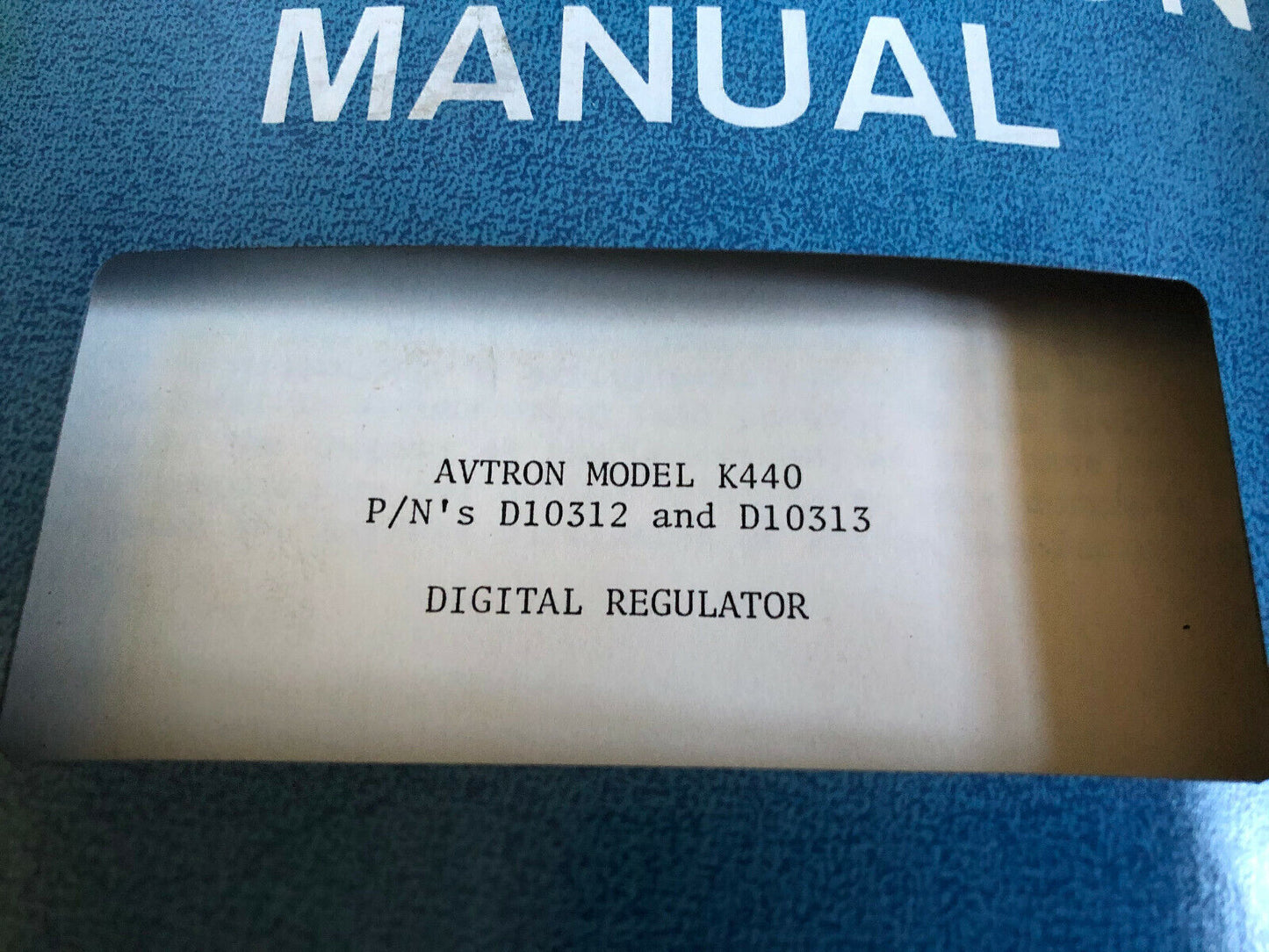 New Old Avtron K440 Digital Power Regulator,Avtron ,P/N D10313,Tl