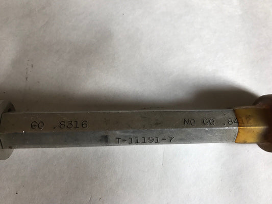 The Pipe Machinery 8316,8412 Go No Go Plug Gauge Inspection Gage .8316 .8412,Ag