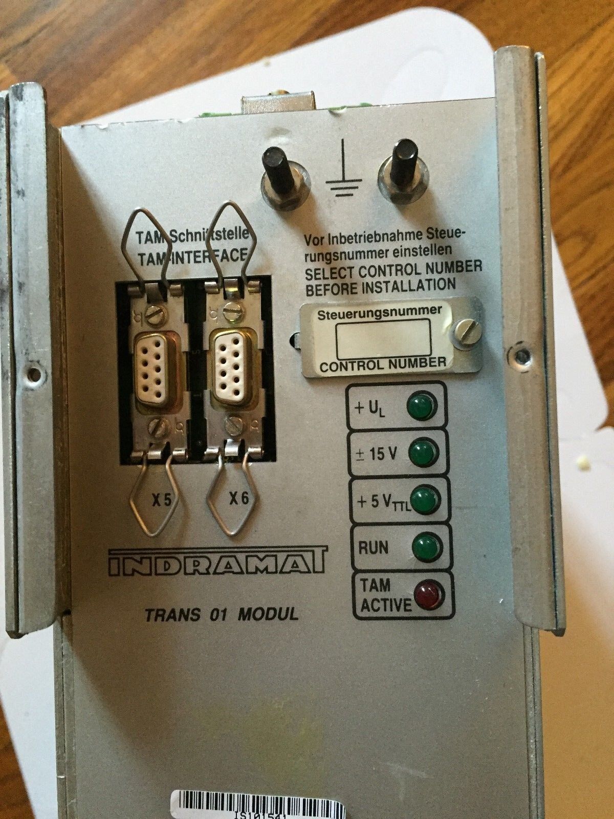 Indramat Tr 33/005.2-Us,Trans 01 Modul,100970313 Trans-01 Ac Servo Controller,Fe
