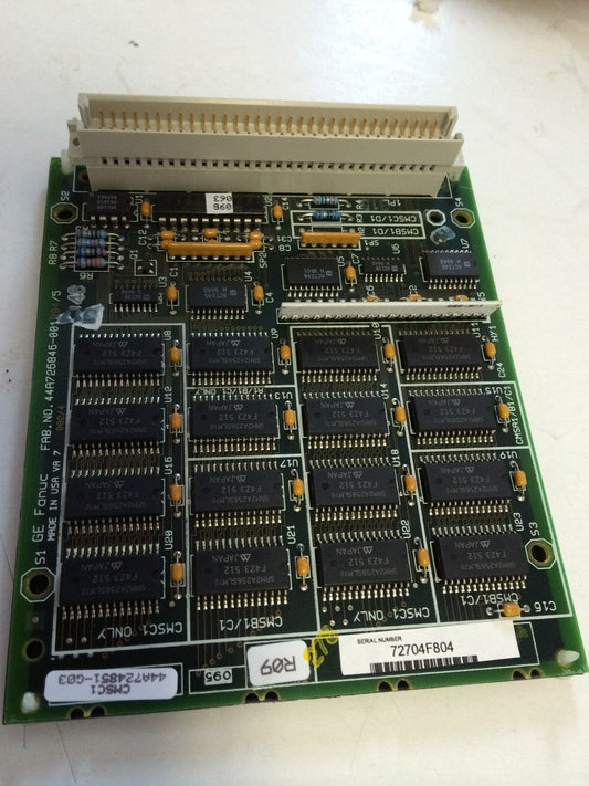 New Ge Fanuc Expansion Ram, 512K Bytes, Cmos Ic697mem719c,Cmsc1,Bd