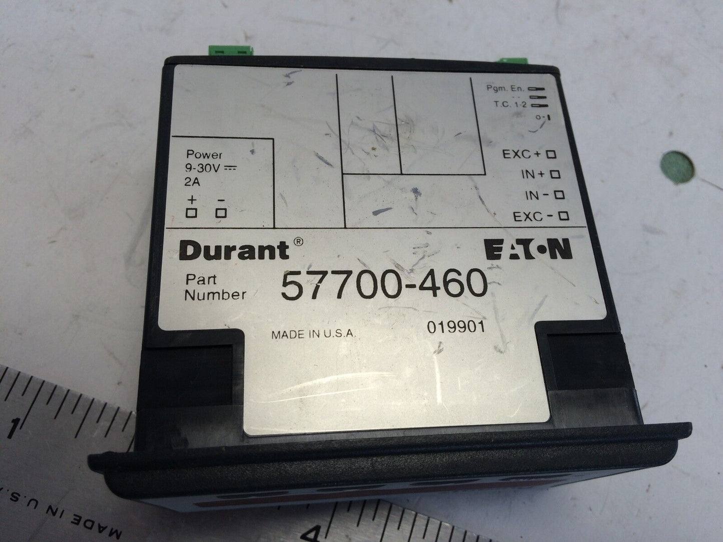 Eaton Corporation Meter Panel Mount Temperature 9-30Vdc Durant 57700-460,Ej