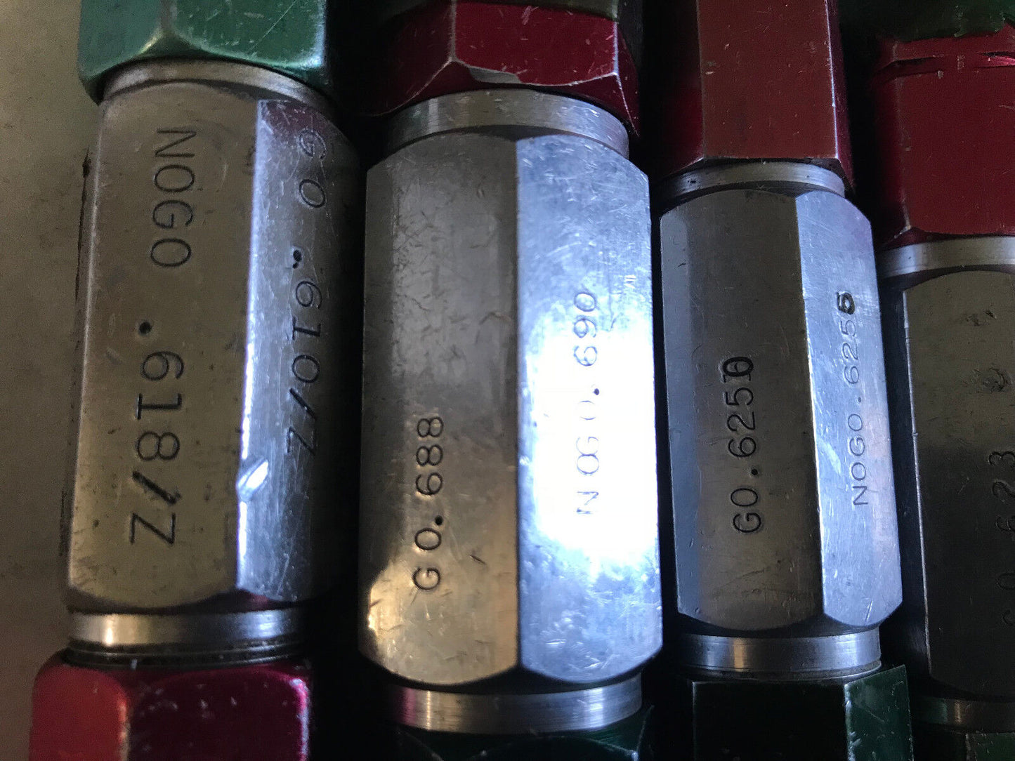 Lot Plug Gage Go Nogo Van Keuren .688,690,610,618,610/Z,618/Z,623,625,6250,Es