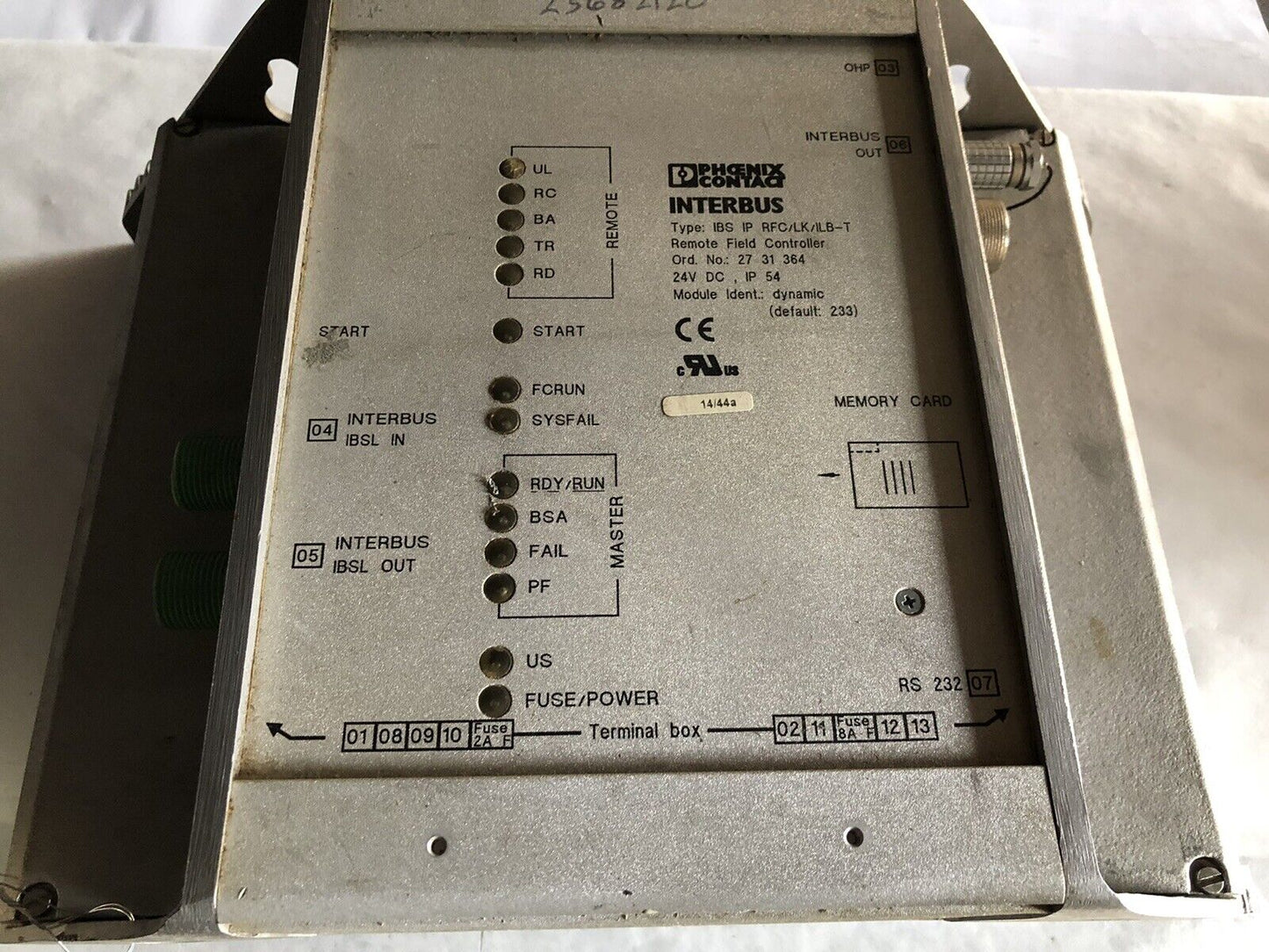 Phoenix Contact Ibs Ip Rfc/Lk/Ilb-T Remote Dynamic Interbus, 27 31 364,Cu