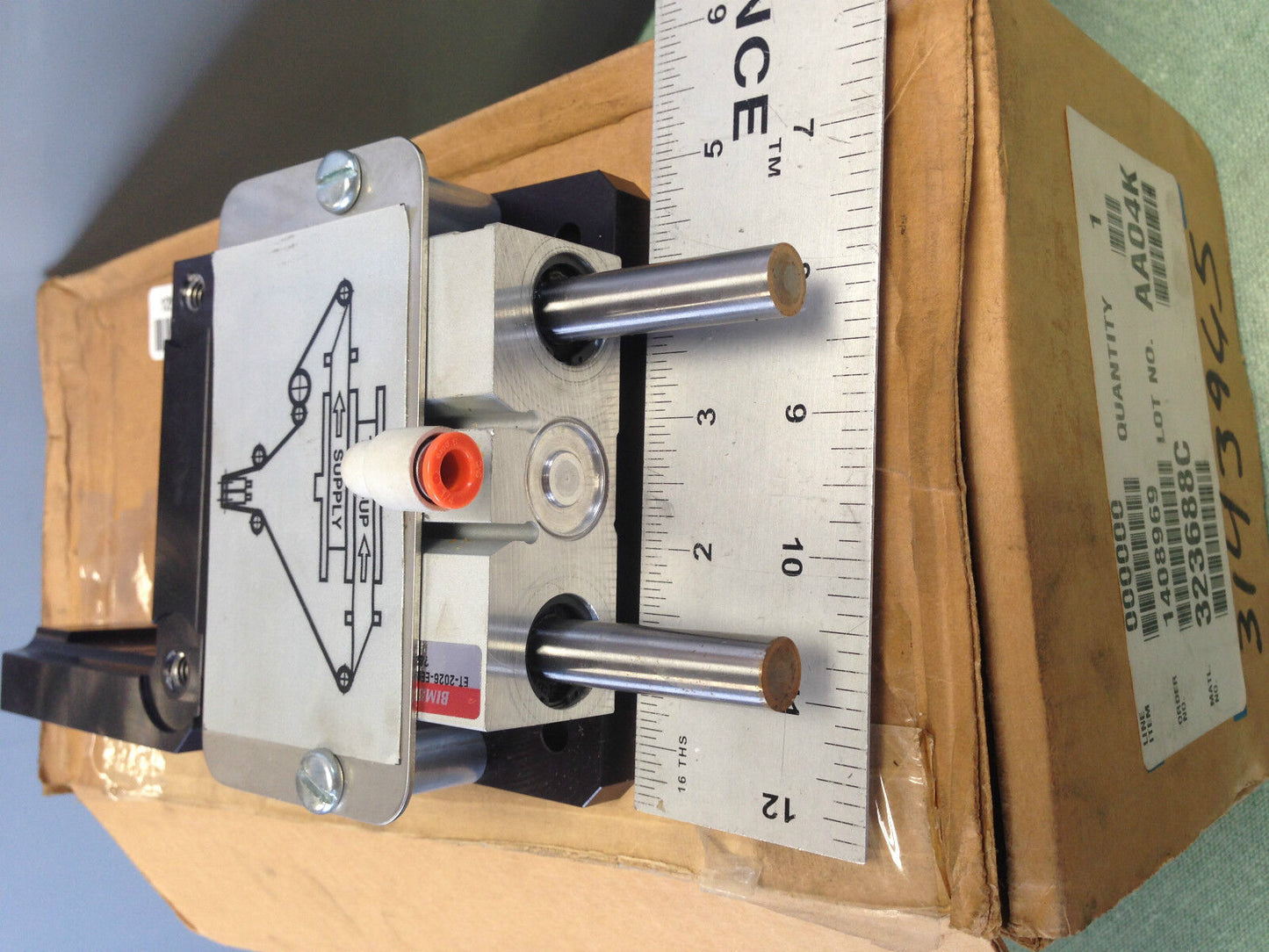 Bimba Et-2026-Eeb,Nordson Et-2026-Eebmpx Pneumatic Actuator Fixture Et-2026,Ha