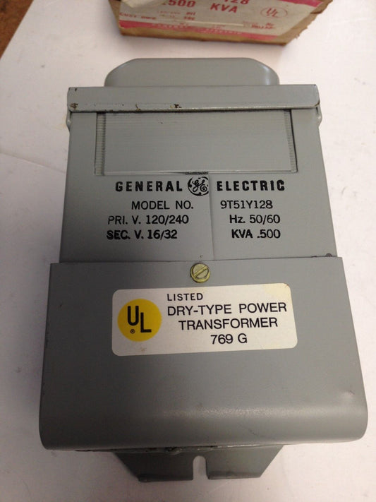 Ge 9T51y128 General Electric 9T 51Y Transformer Dry-Type Power 769G 120/240V,Ey