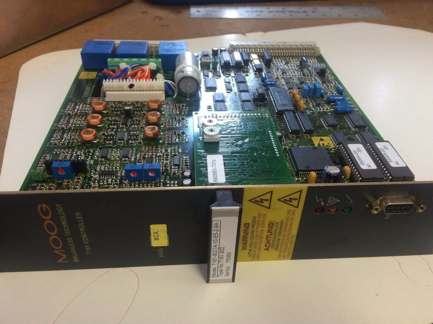 Moog T161-902 A-10-E5-2-9A Servo T161 Controller B48359-004 Rev C ,Ed