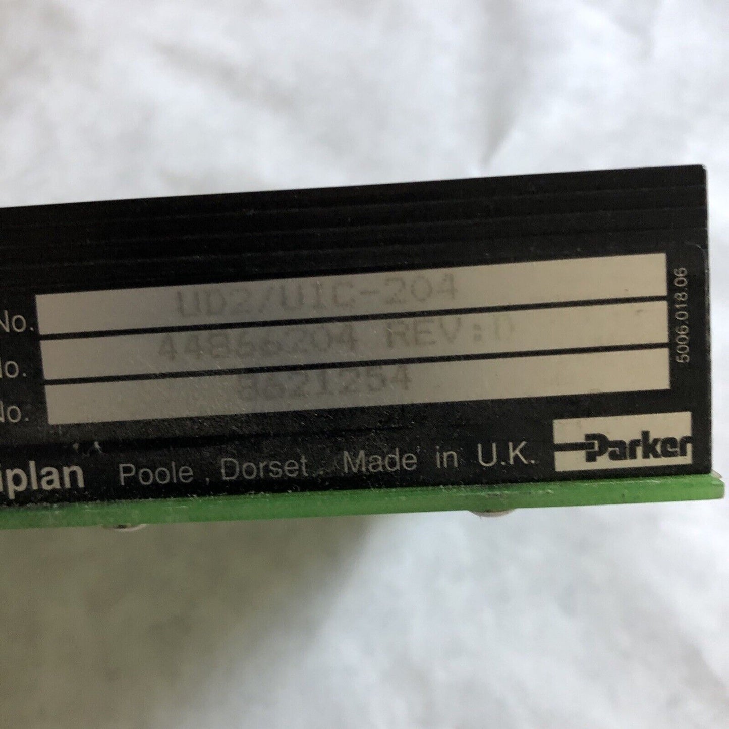 Parker Digiplan Ud2/Uic204,44866204 ,Pcb 1343 007 10  Servo Drive Board,Ee