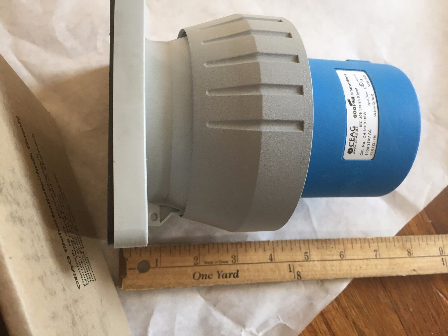 New Cooper Ch 3100 B6w,Ceag Ch 3100 B6w  Receptacle Watertight,Dl