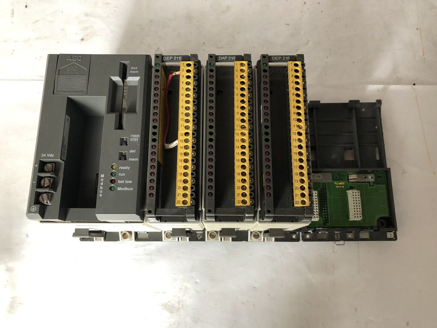 Aeg Modicon Dta202,Plc System,Pc-A984-120,Dep 218,Dap 218,Tsx A120 As-Bde P,Dh