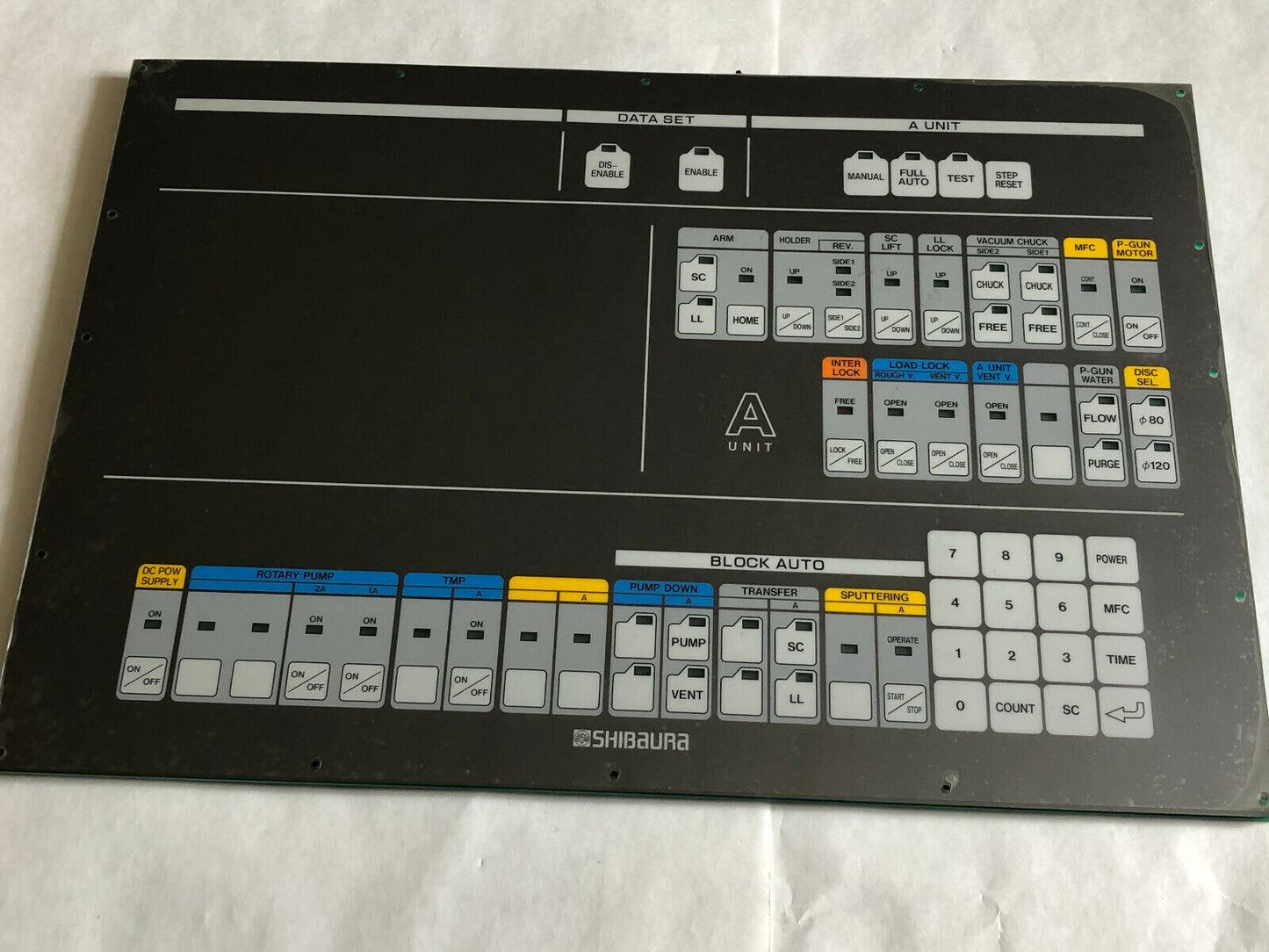New Shibaura Cd-Coat-1200, 2-H2052 2-H2053 Operator Interface Panel,Ch