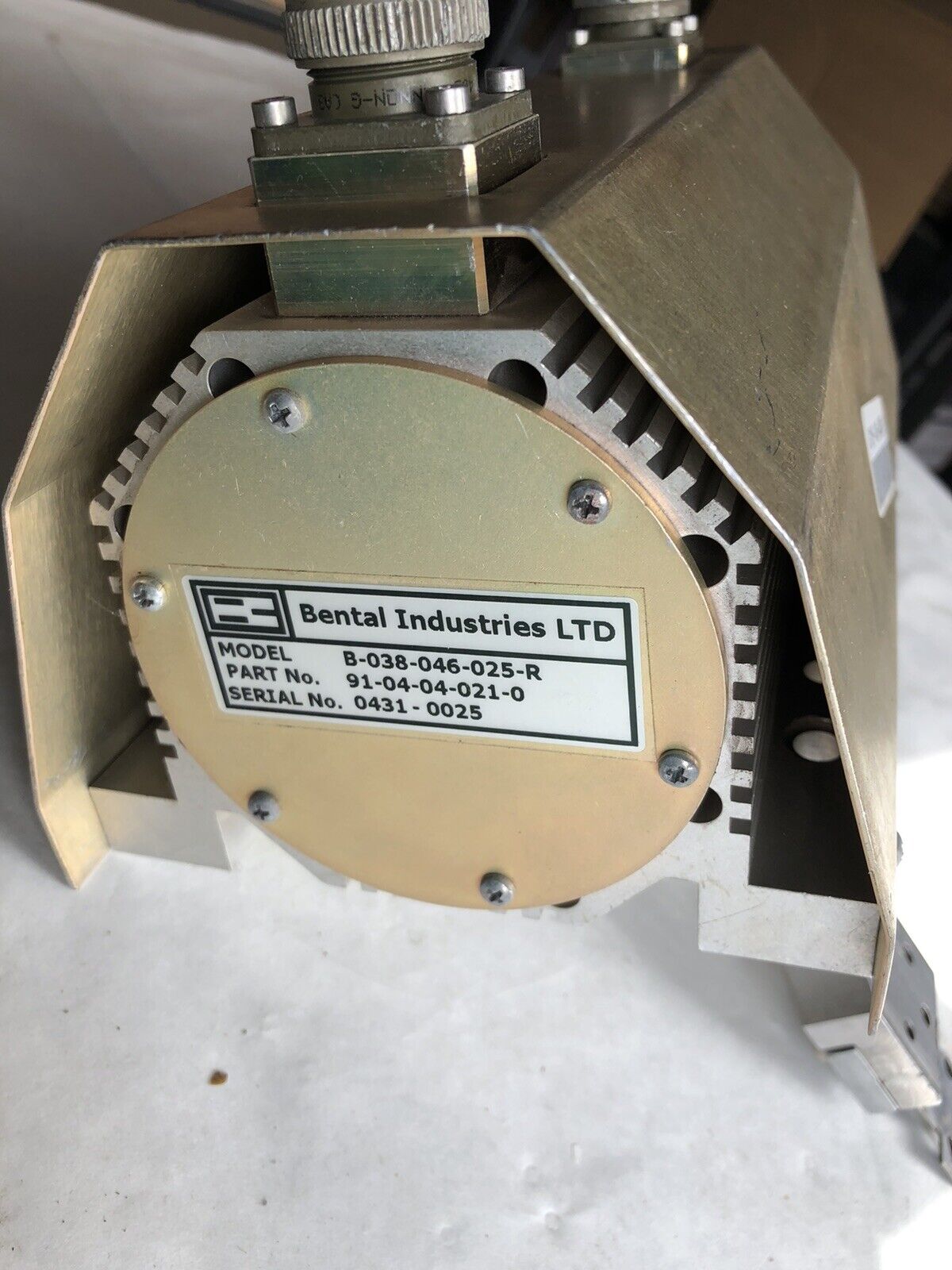 Bental Industries B-038-046-025-R Servo Actuator Motor 91-04-04-021-0,Bw,Bq