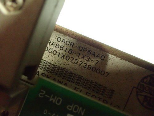 Yaskawa Cacr-Up6aac Servo Unit W Jusp-Rcp01aad,Jasp-Wrca01,Oa5086-194-128,Ey