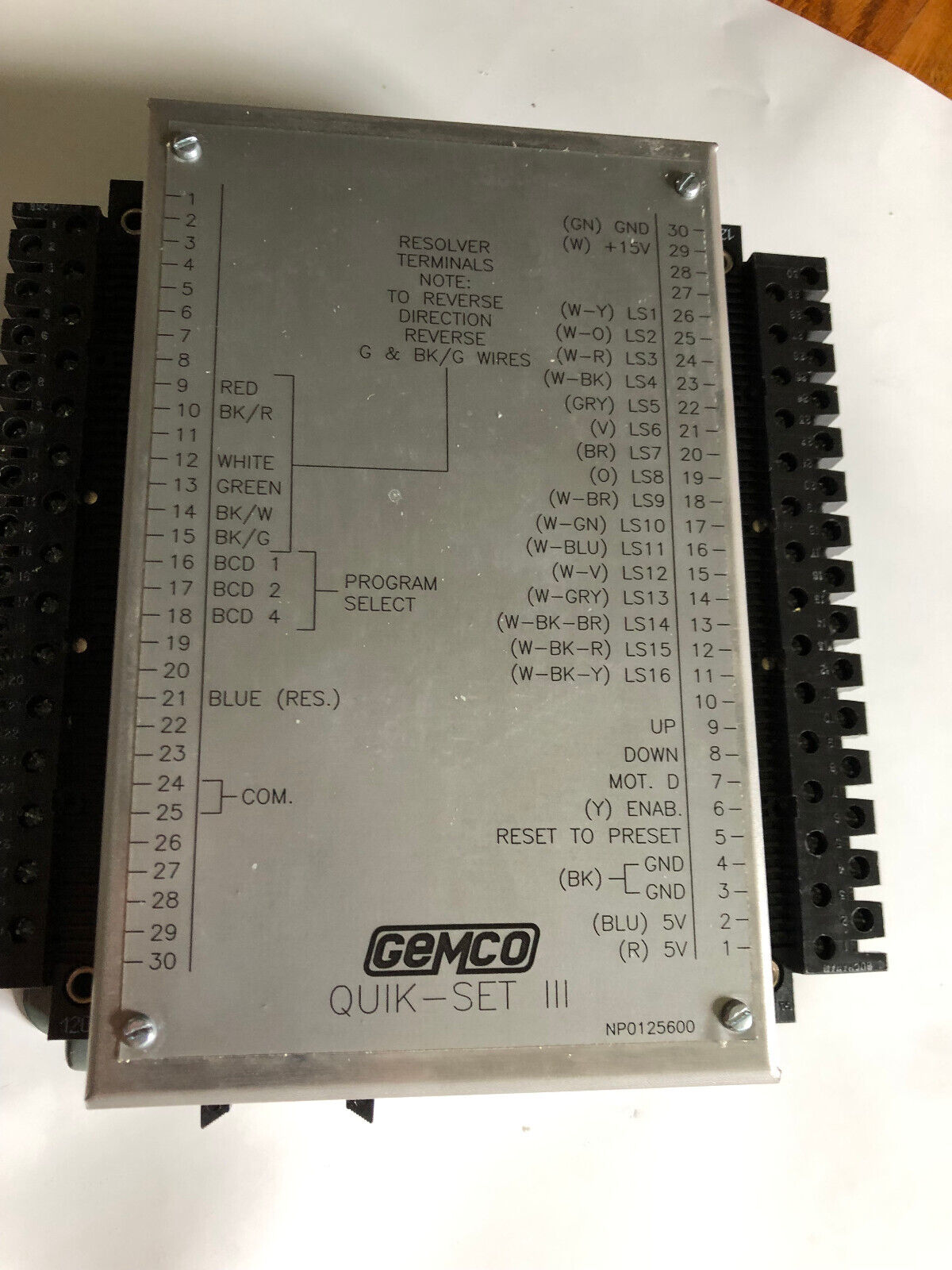 New Ametek 1989A16r12sem0x Gemco Quik-Set Iii,An