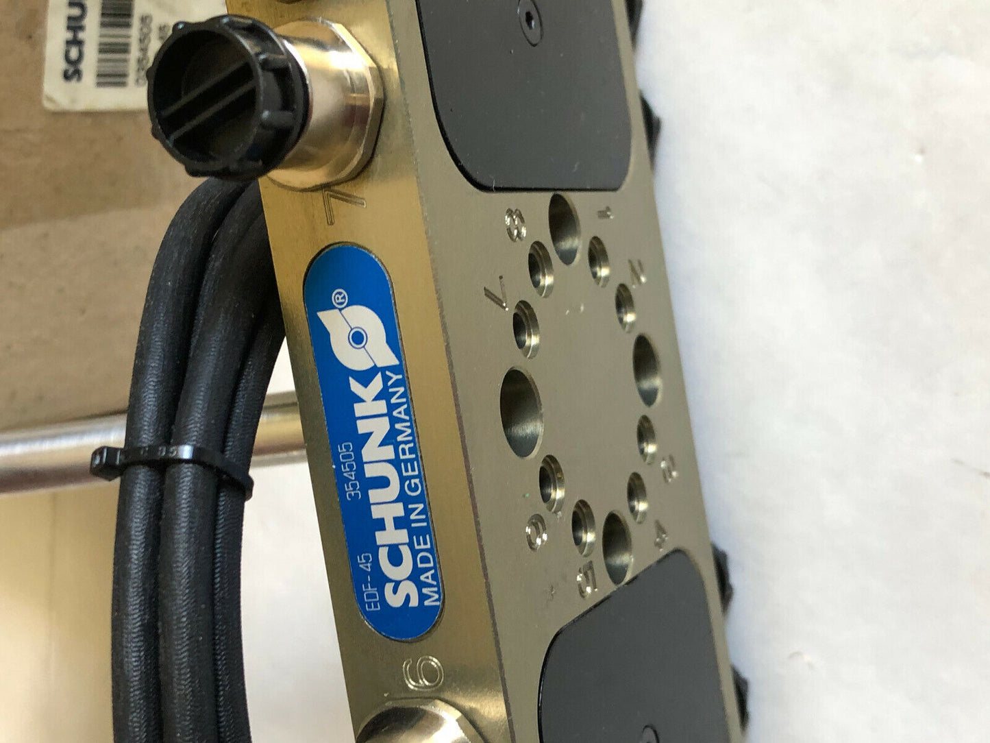 New Schunk Edf-45,354505,Edf,354 505, Electrical Rotary Feed-Through For Sru,Em