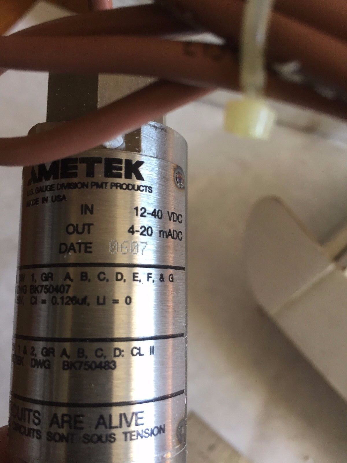 New Ametek 851Fg0100nhscn Pressure Sensor 73327 Transmitter,Eb