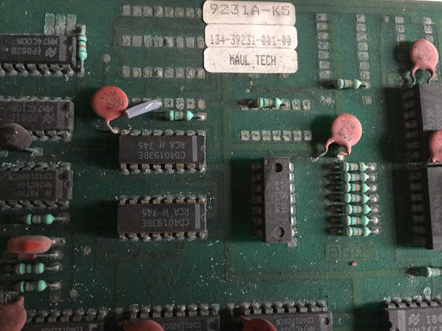 Maul Tech 134-39231-001-00,9231A-K5, Ecci,Maul Bros 9231A-2 Board,Ct