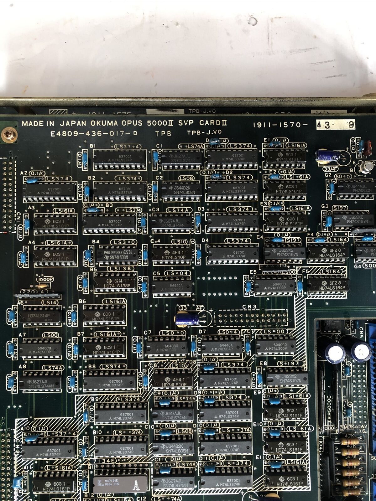 Okuma E4809-436-016-D,E4809-436-017-D. Opus 5000 Ii Svp Board Ii,Fm,Fl