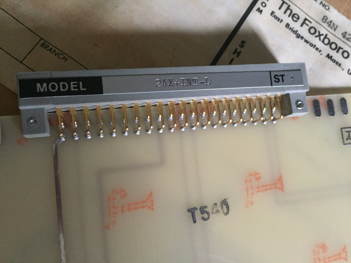 Foxboro Lin Int,2Ax+Int-L,N0301an Module Intergrater Sqd Root No301al,2Axintl,Dg